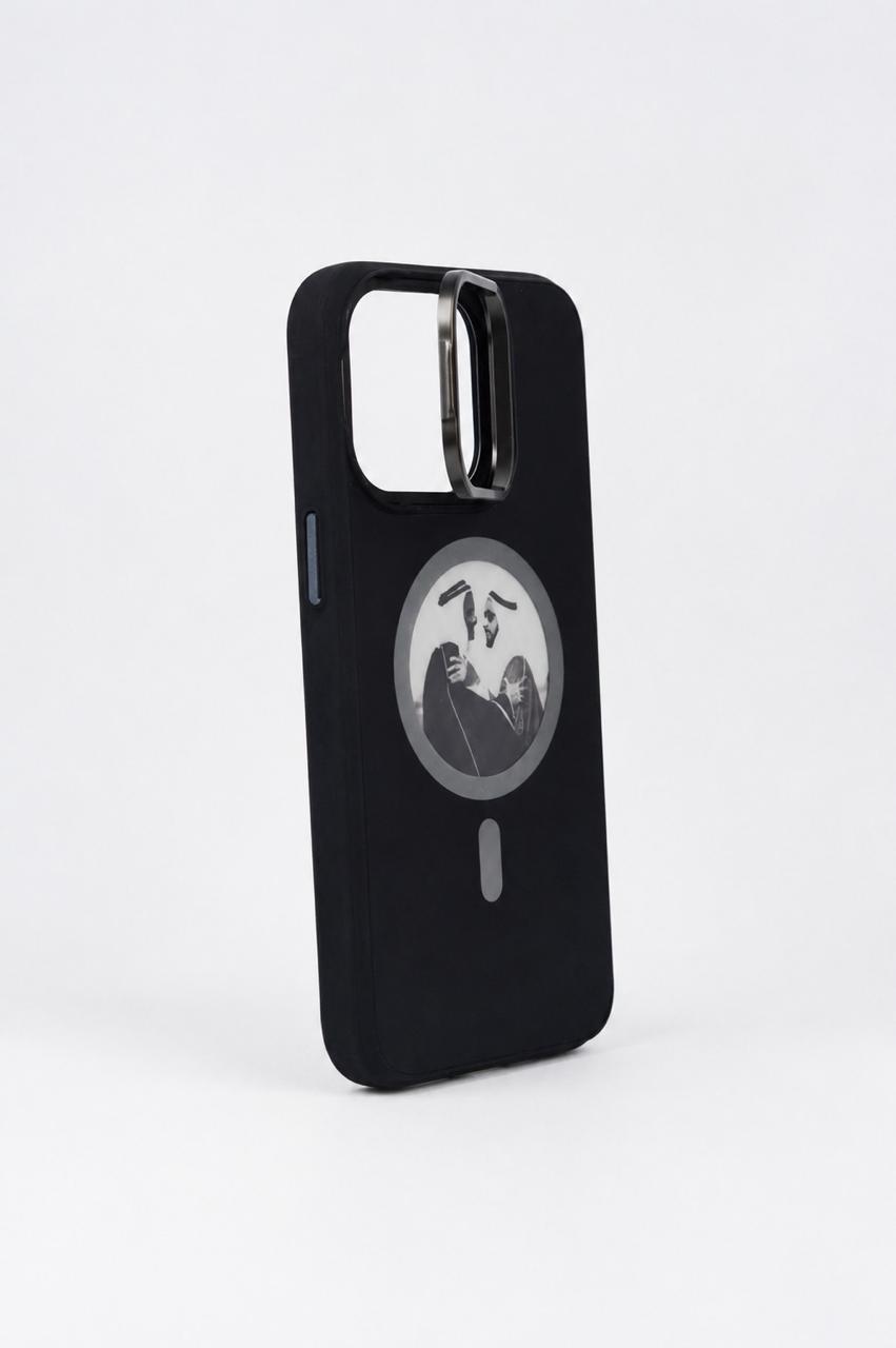 Black WASM E-Ink Case for iPhone 16 Pro