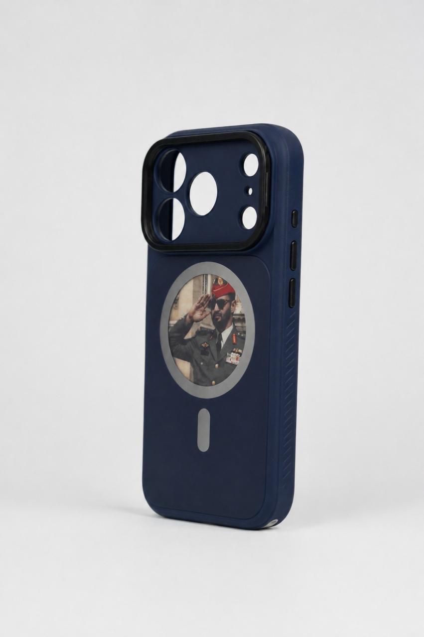 Midnight Blue WASM E-Ink Case for iPhone 17 Pro